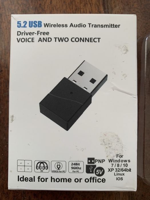 AptX TX 40 - TX адаптер USB aptX HD, aptX LL,
