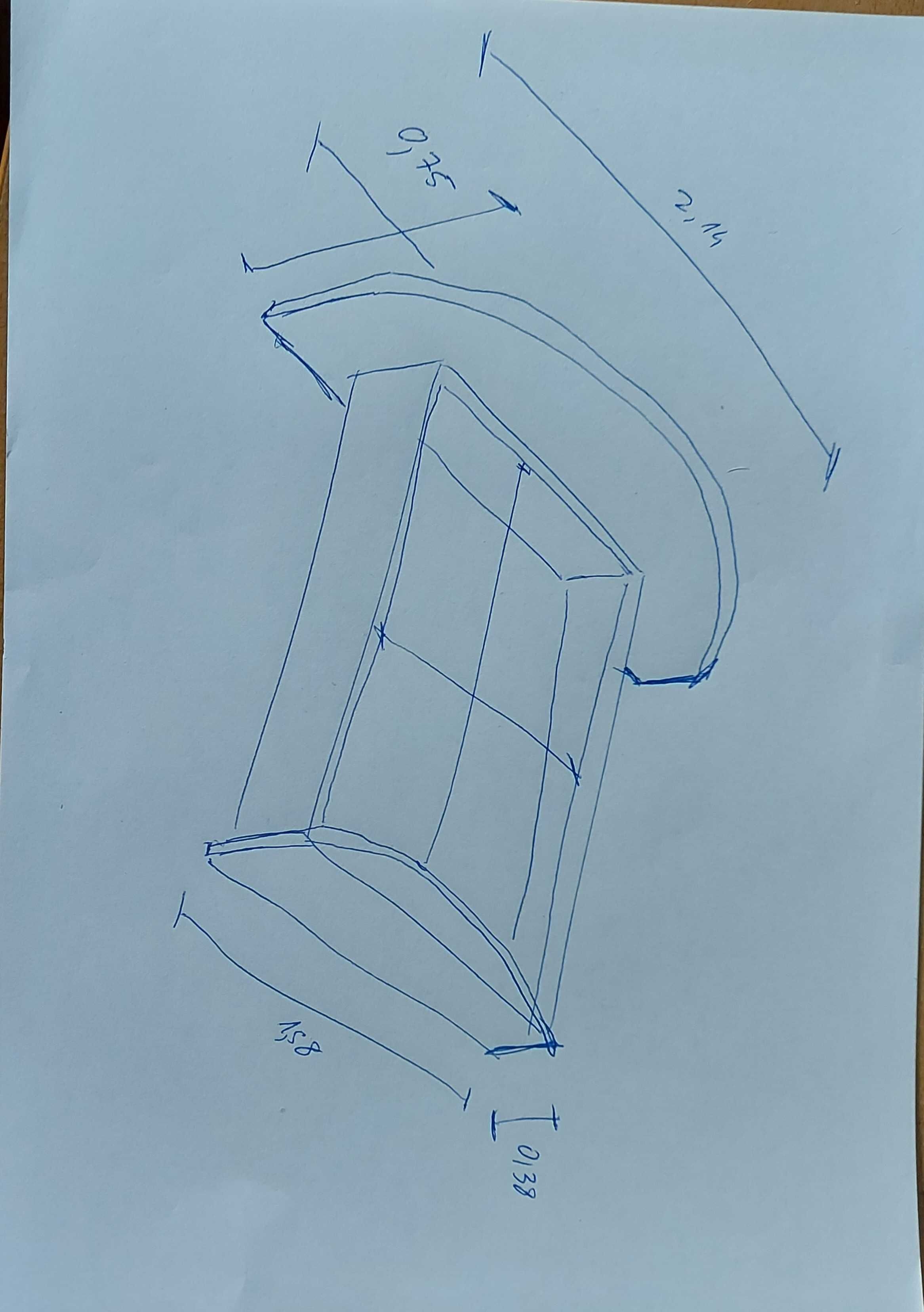 Cama de casal para colchão de 140x190