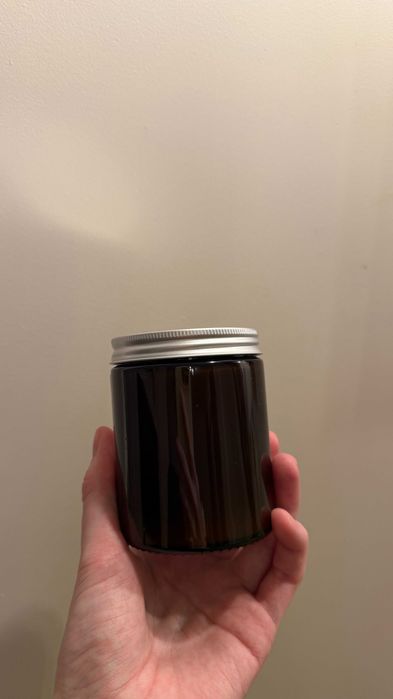 52 szt. Słoiki szklane brązowe 180 ml z aluminiową zakrętką