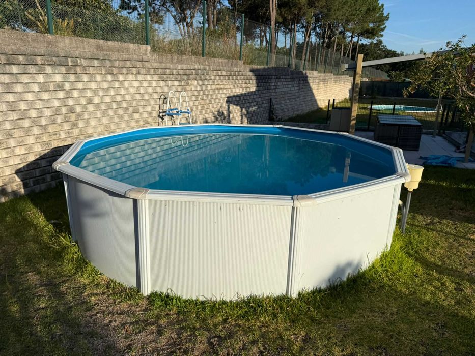 Piscina Gre 460x120 com Filtro de Areia e bomba