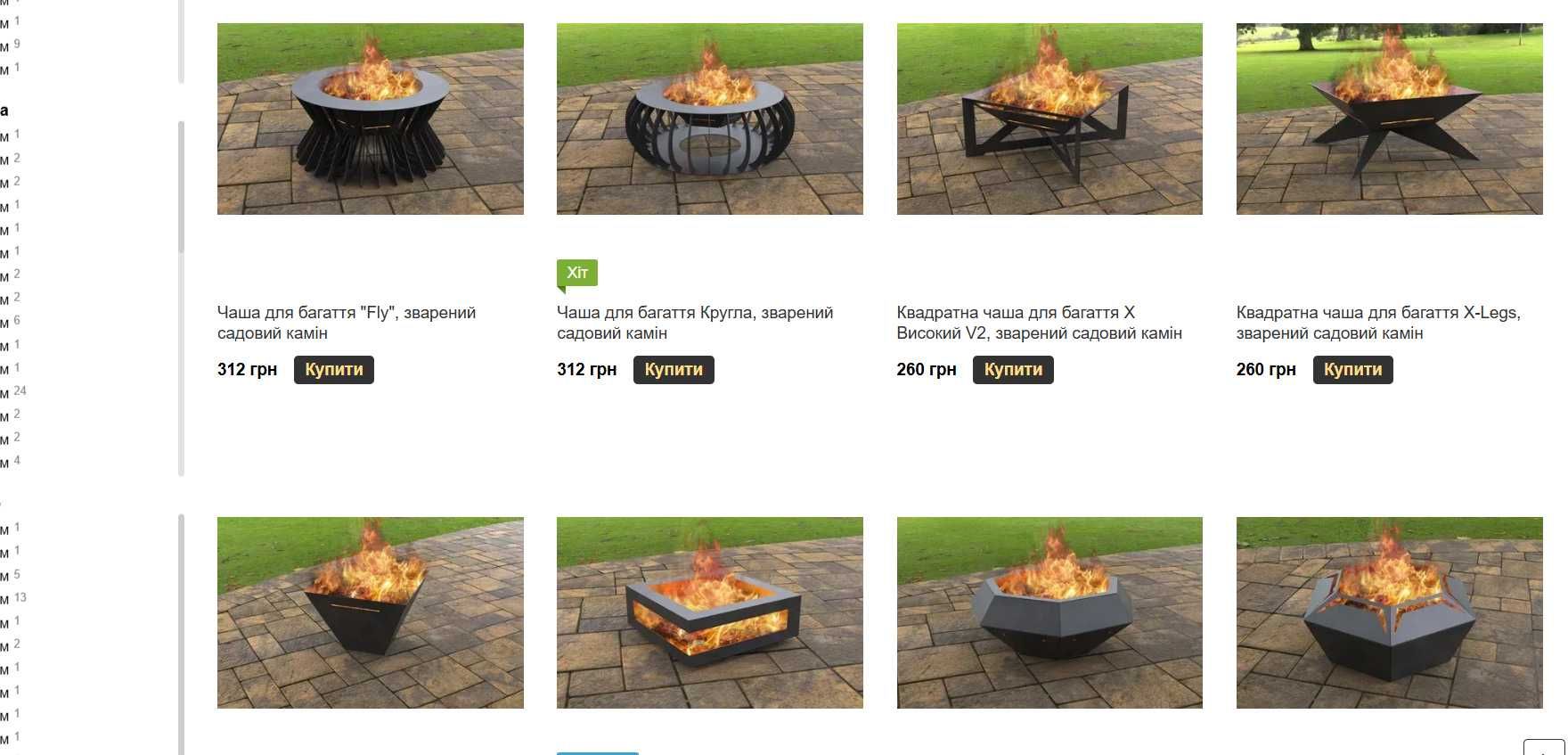 Продам сайт інтернет-магазин, з продажу мангалів, дровників. 45000 грн