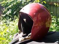 Шлем мотошлем красный СССР советский
