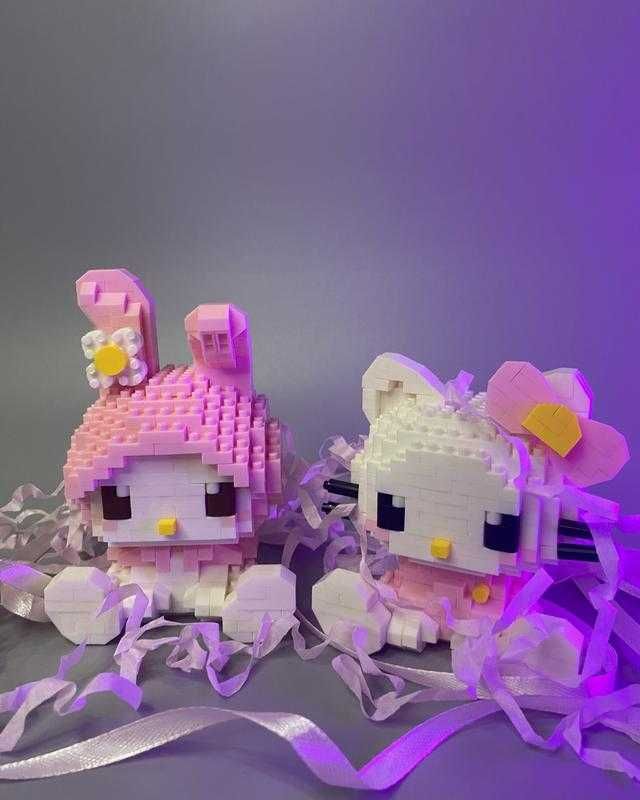 Конструктор lego лего Мелоди зайчик і hello kitty