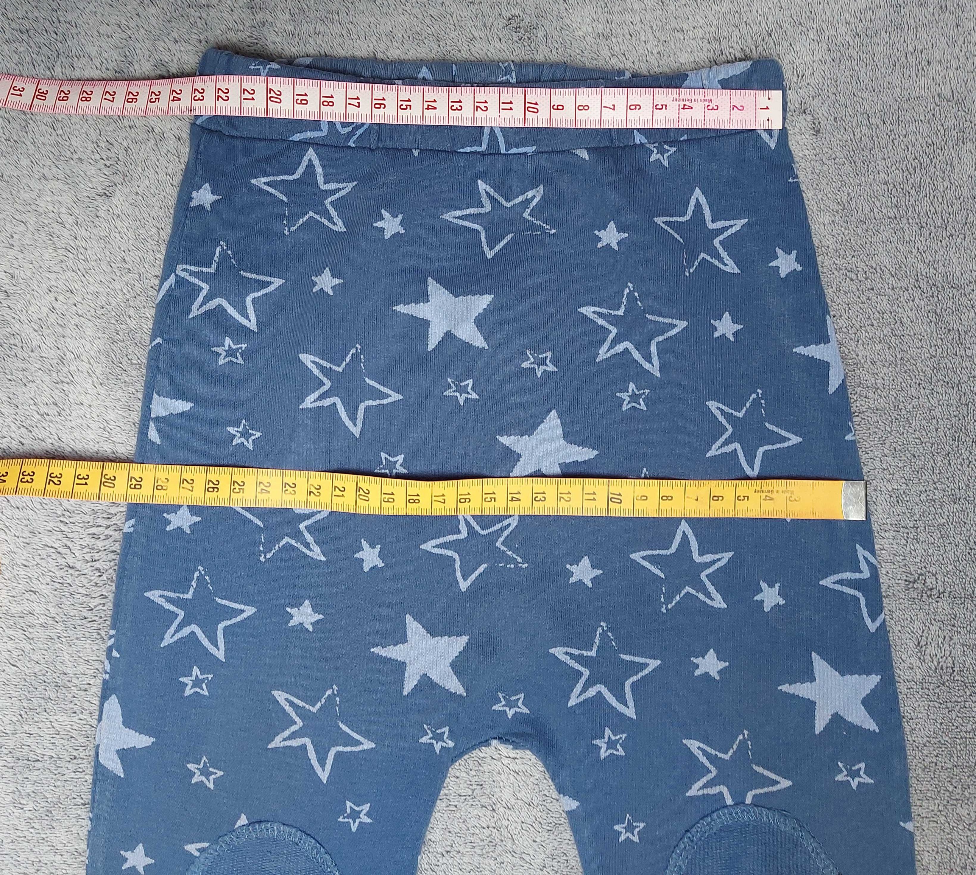 Spodnie-dresy-baggy-piżamowe 2-4lata(98/104cm) Dunnes,Sanetta(2szt)