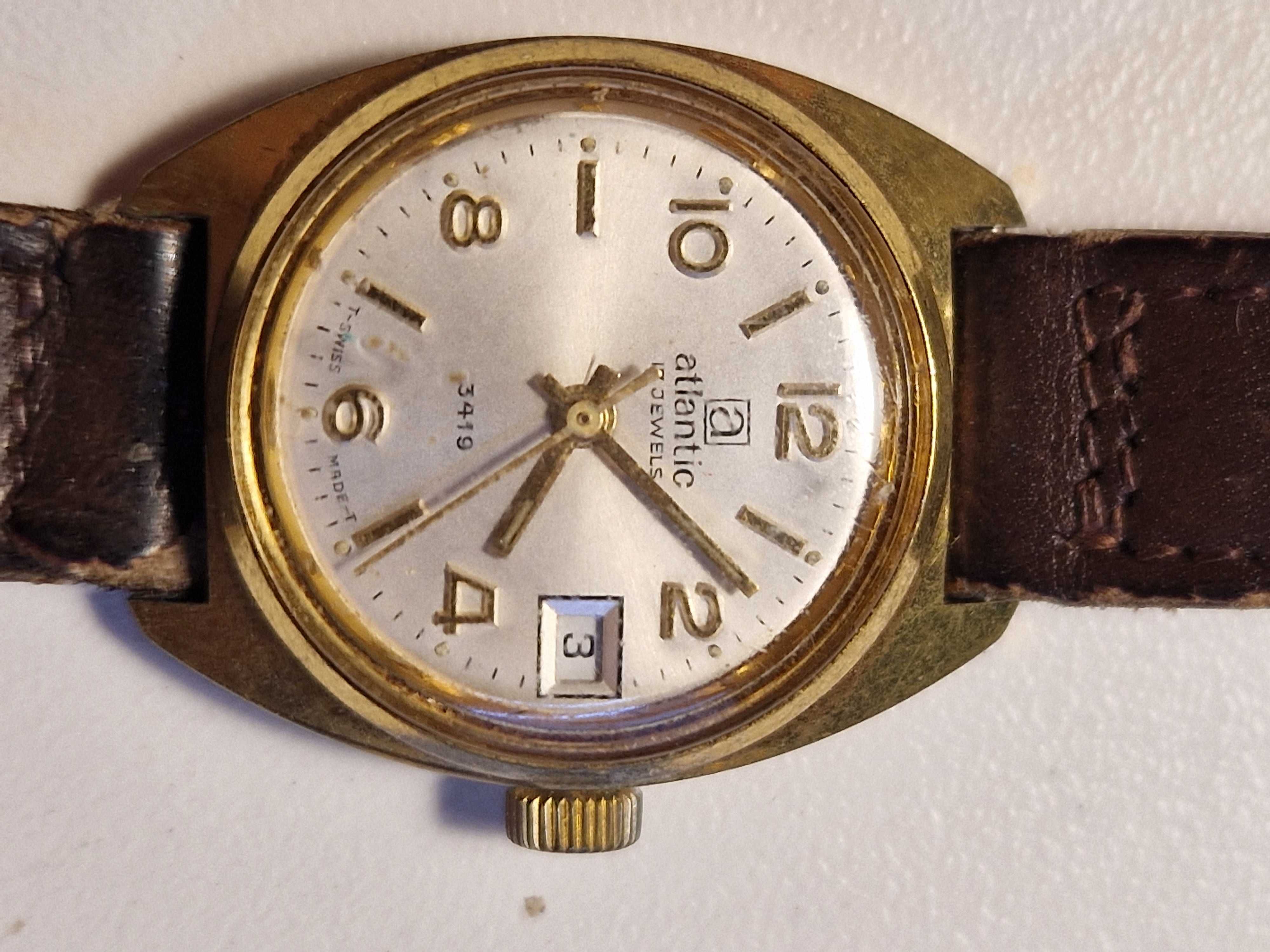 Zegarek Atlantic damski 3419 z lat 50-tych XX wieku
