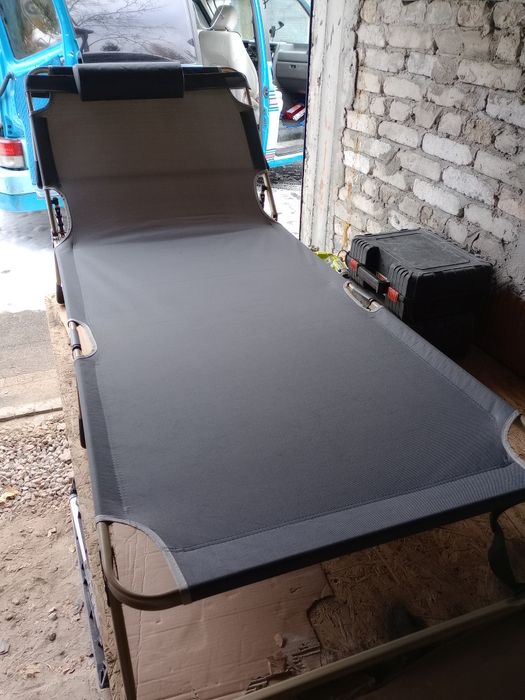 Łóżko turystyczne, polowe, składane