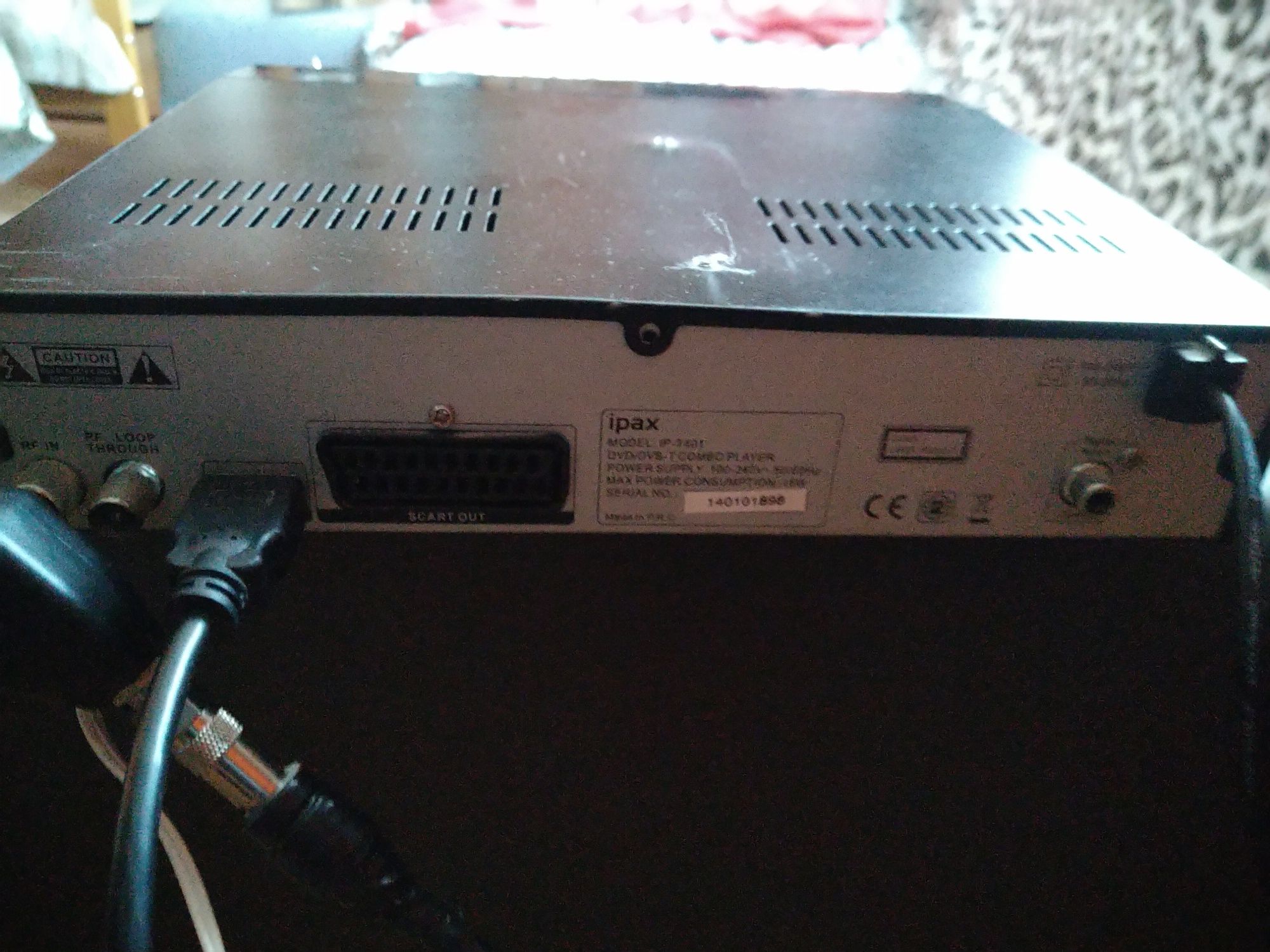 Odtwarzacz Ipax 3w1 DVD, USB tuner DVB-T