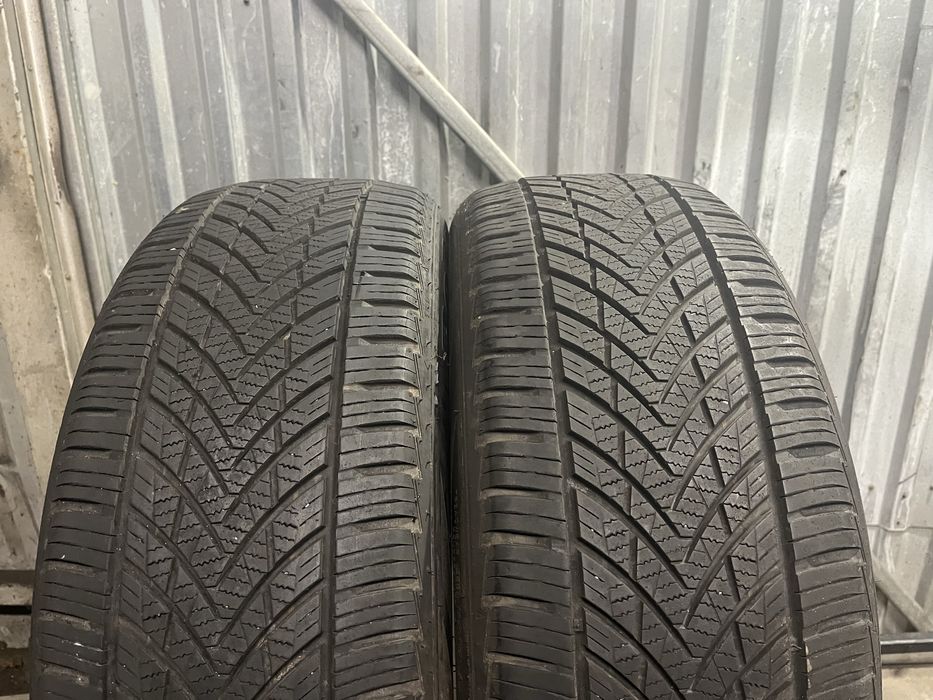 nr8 2 opony zimowe Rotalla 215/55/18 caloroczne  7’m