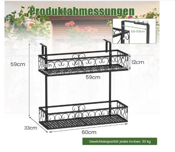 Regał Na Kwiaty Do Zawieszenia