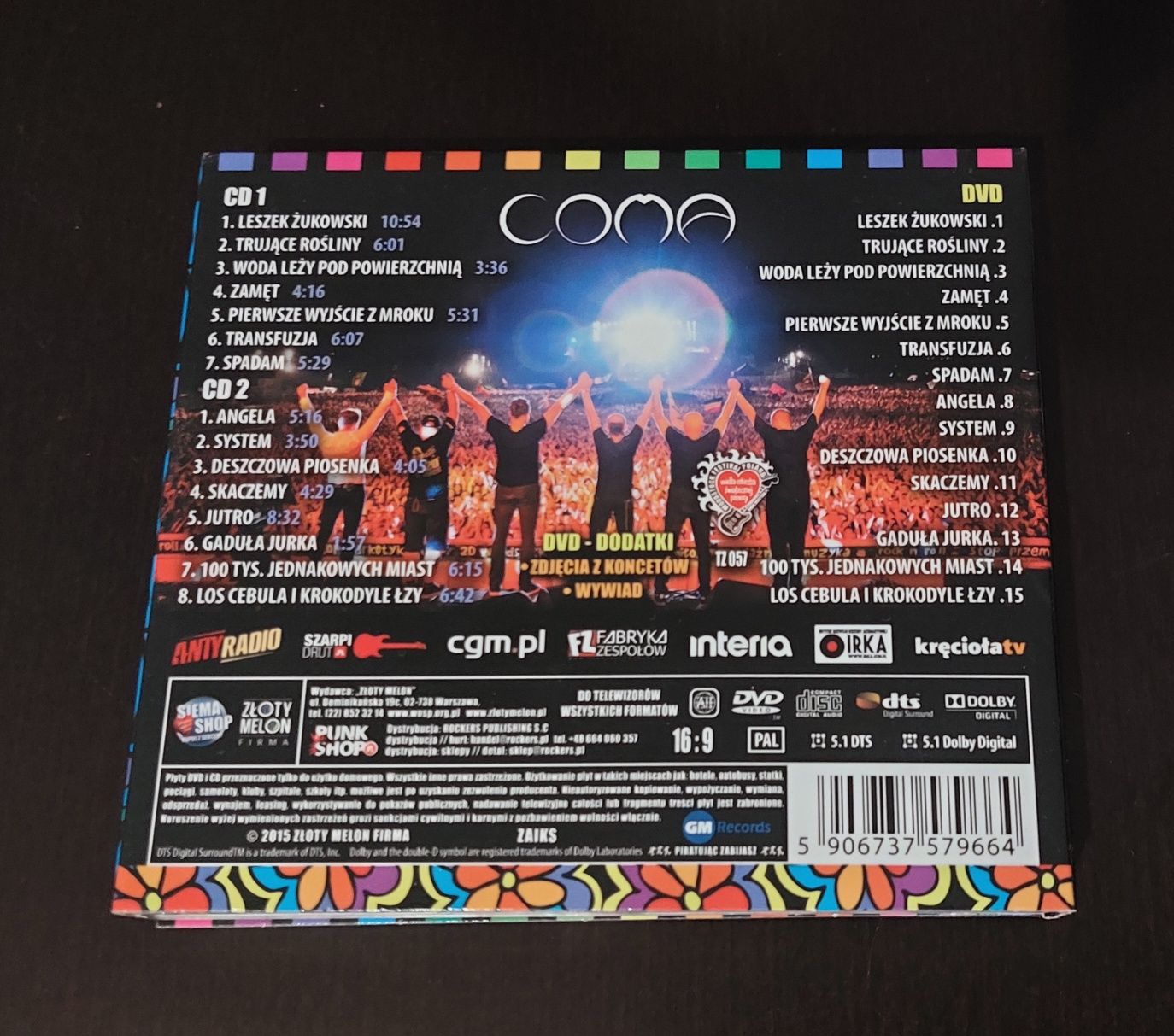 Coma Przystanek Woodstock 2014 2CD + DVD