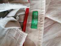 Calça Benetton sarjinha mulher cor bege Tam. 38