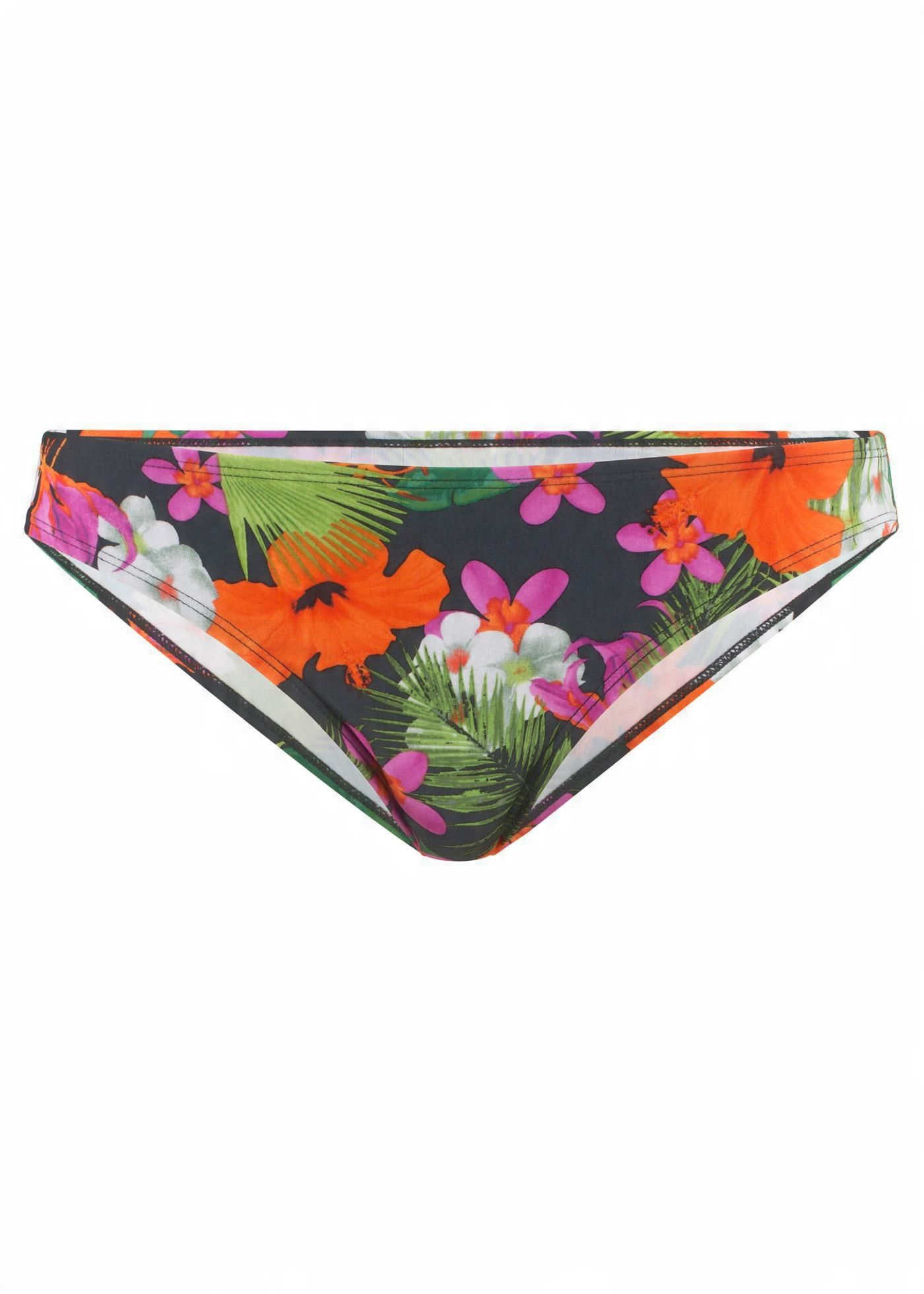 B.P.C. majtki bikini czarne we wzorki 40.
