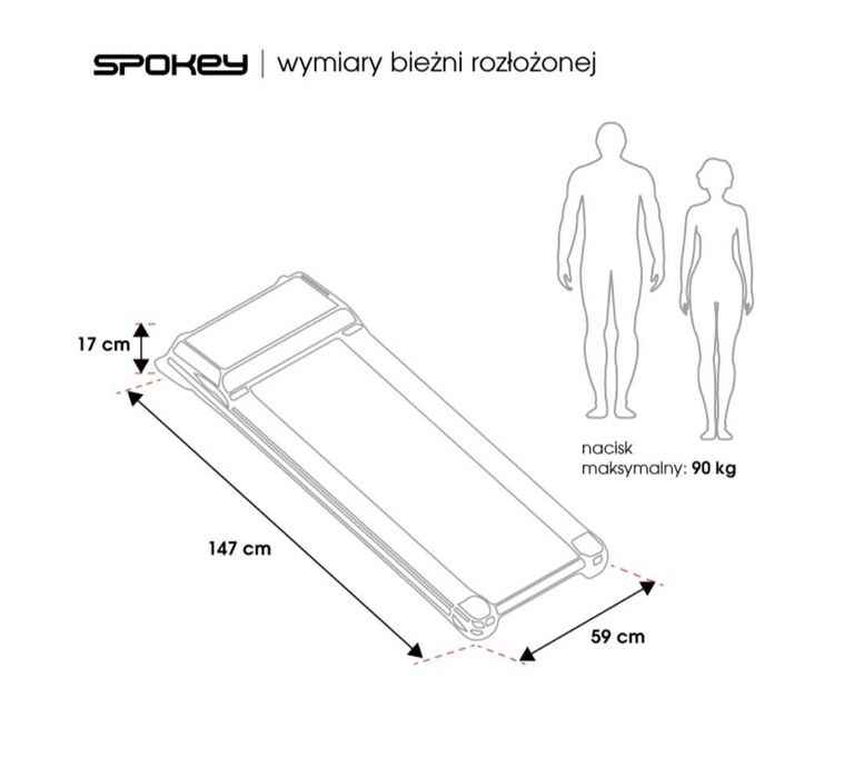 Bieżnia elektryczna SPOKEY EVEN 1