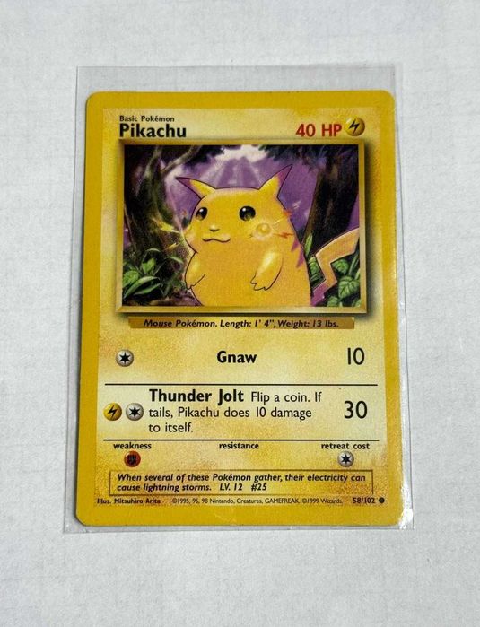 Cartas Originais Pokémon TCG - Base Set