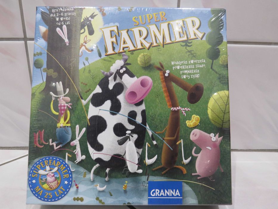 Nowa gra planszowa superfarmer Granna Super Farmer