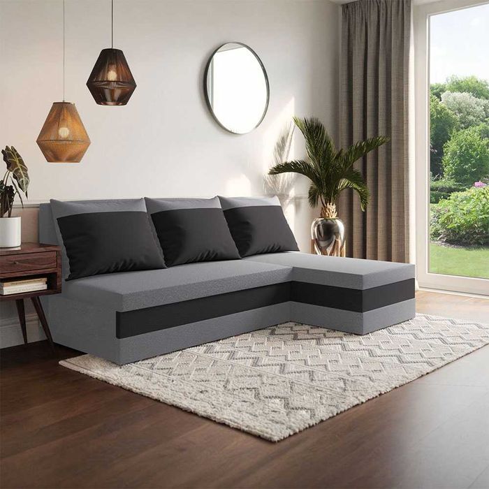 Narożnik z funkcją spania HUGO / Raty / Szybka dostawa!