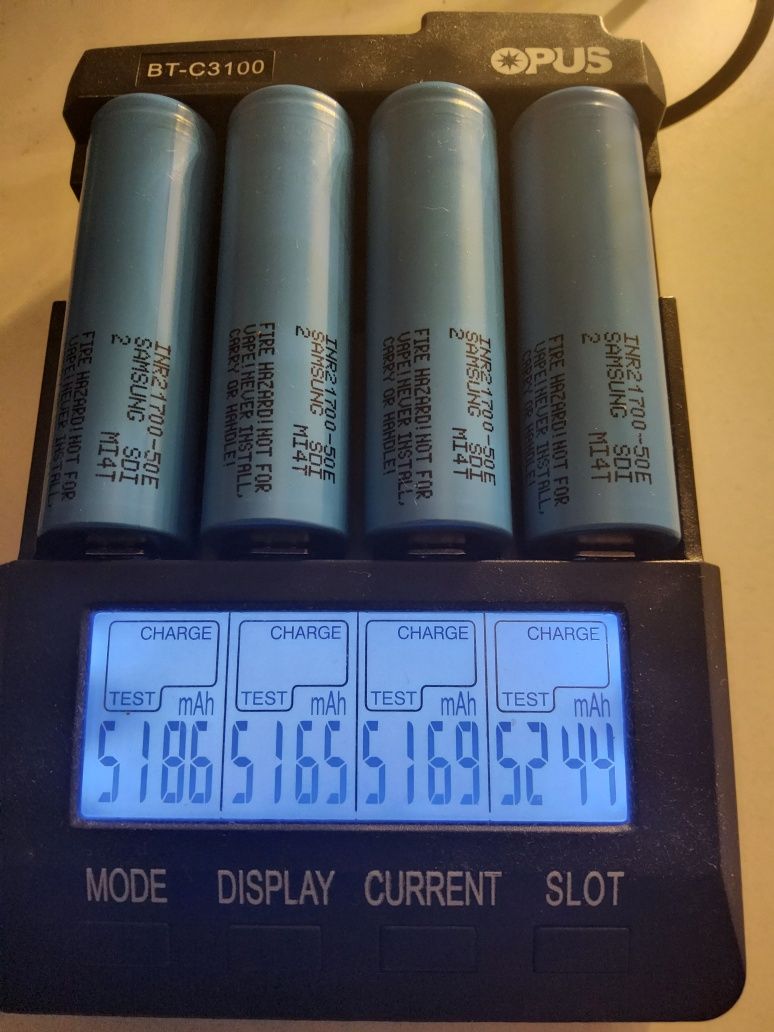 Li-ion аккумулятор Samsung INR21700-50e 5000mAh 9.8A Новые..