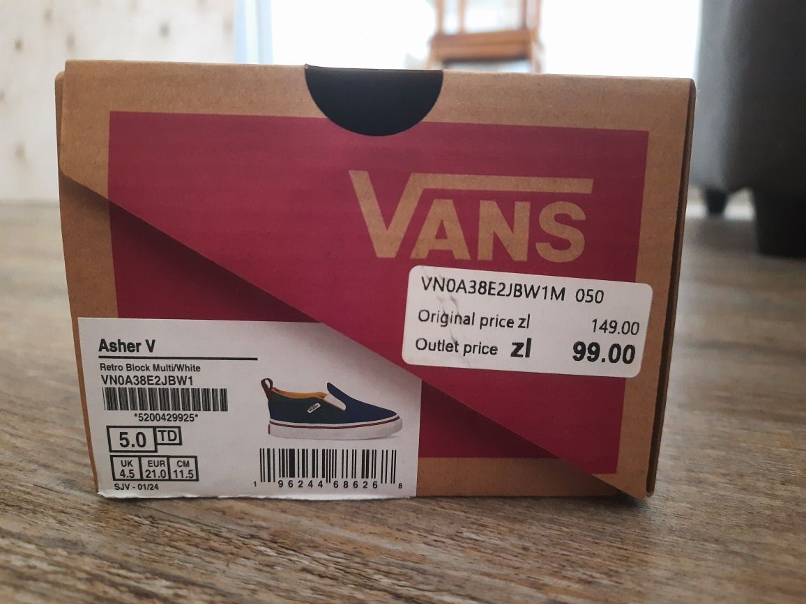 Buty Vans dziecięce r. 21