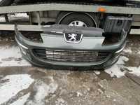 Peugeot 407 zderzak przód kompletny