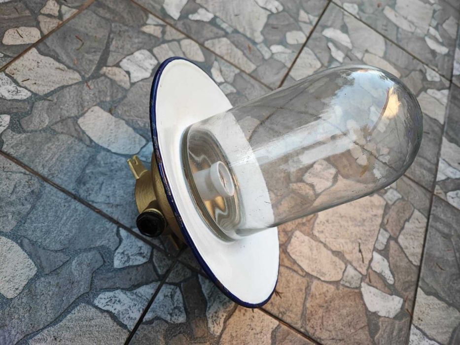 Przedwojenny kinkiet,lampa przed dom,art deco