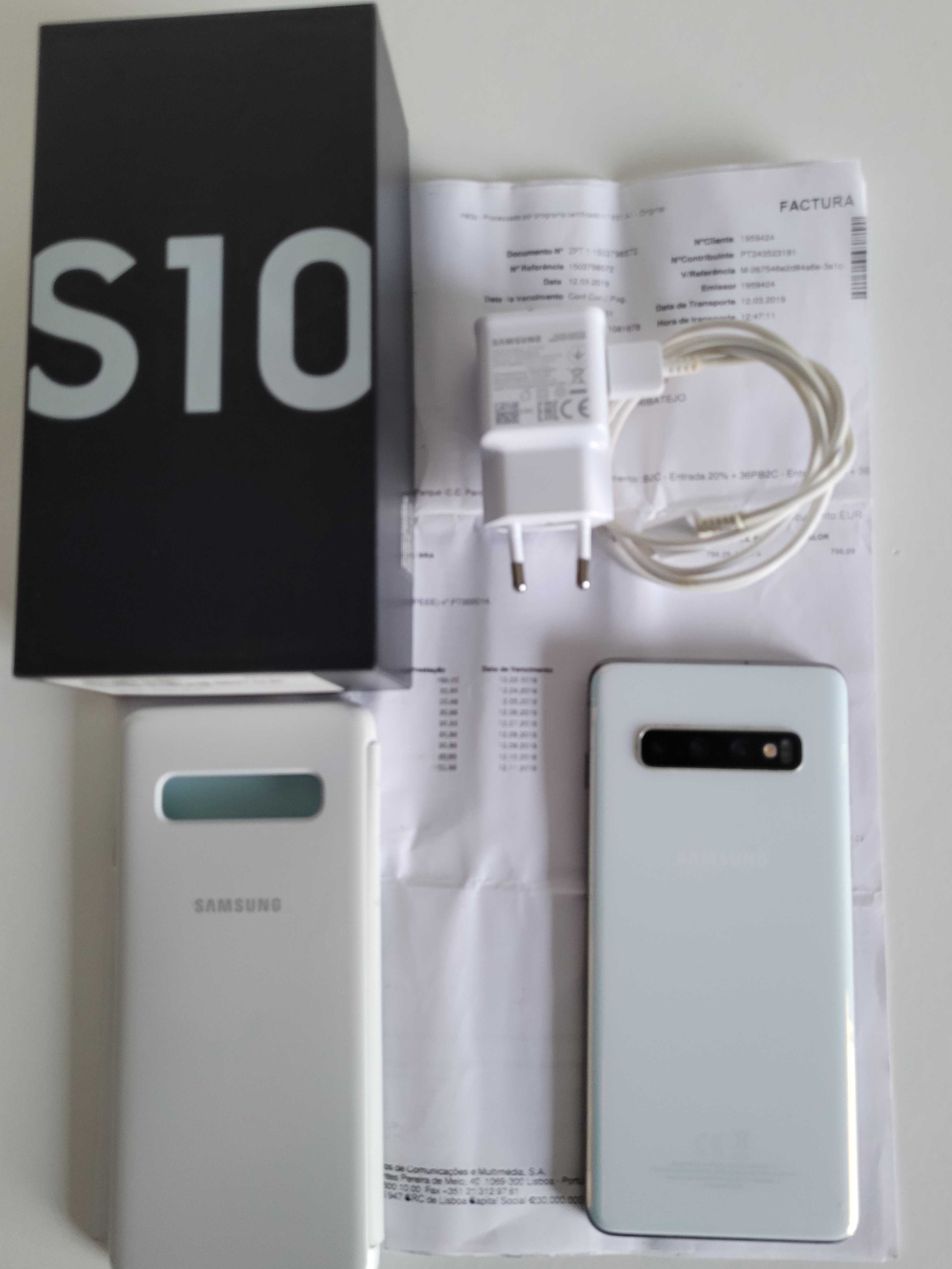 Samsung Galaxy S10 128Gb Branco Livre c/ fatura