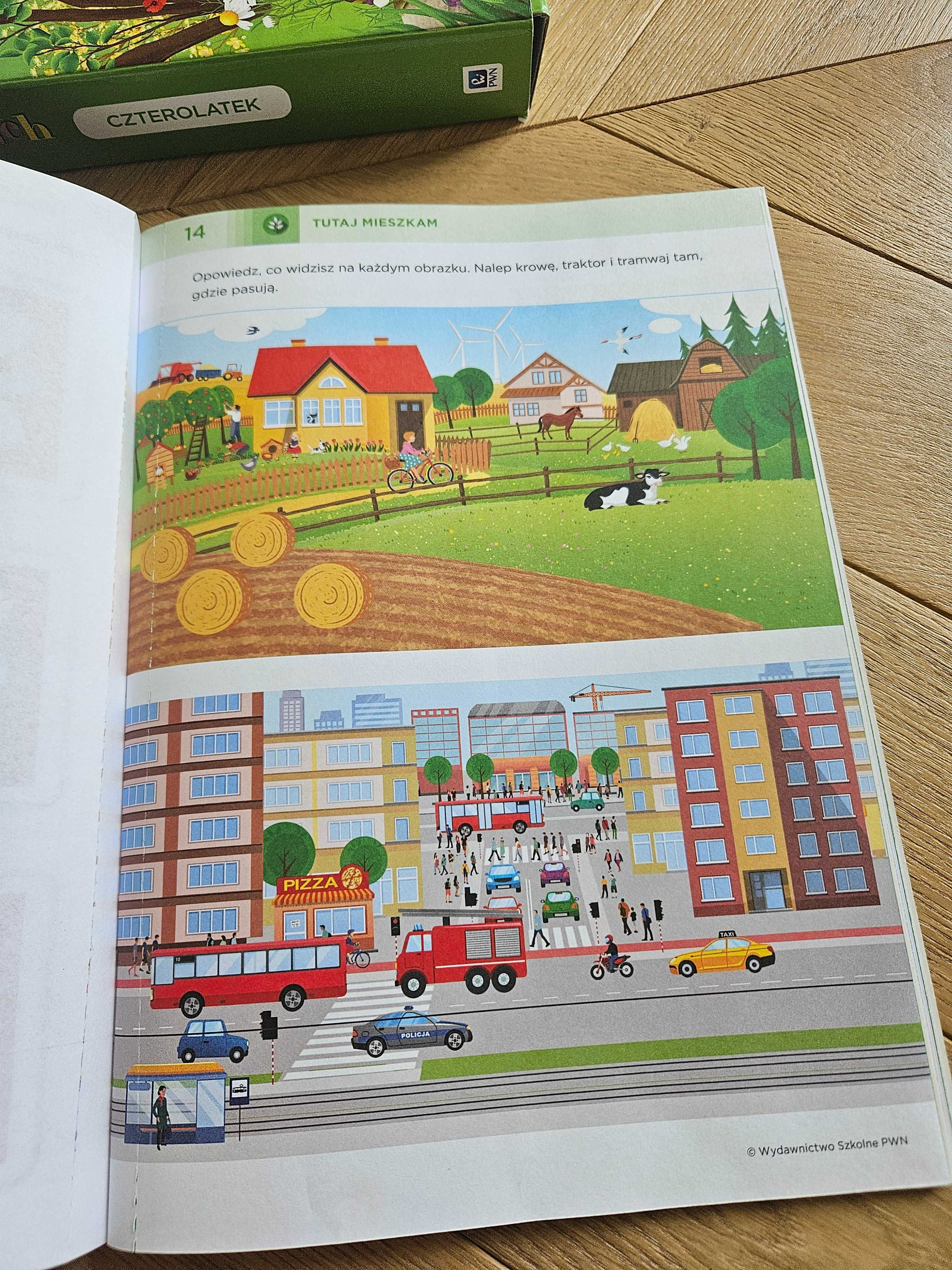 Świat w kolorach - Karty pracy dla 4 latka