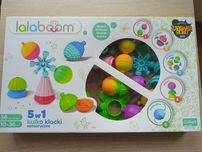 Lalaboom Kulko-klocki, zestaw sensoryczny 36 elementów