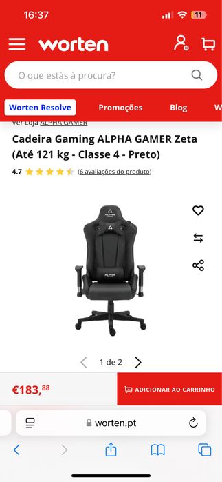 Cadeira Alpha gamer