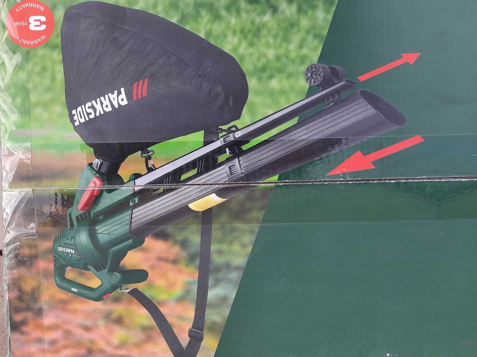 Nowy Odkurzacz z dmuchawą do liści, 2600 W PARKSIDE  3 l. gw