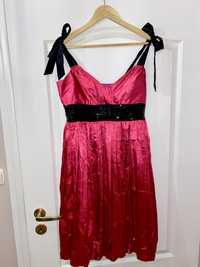 Sukienka koktajlowa B&B Studio różowa rozmiar 40