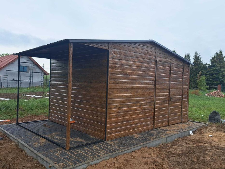 Domek Narzędziowy 3x3 plus wiata Gratis Transport i montaż Ocynk