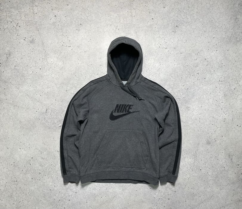 Мужская Винтажная Кофта Худи Nike NSW Tech Fleece Big Swoosh Ориг M