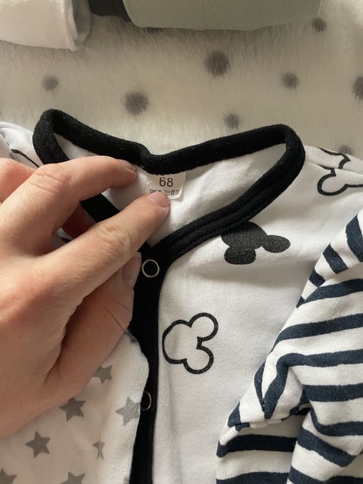 3 piżamki niemowlęce