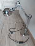 Lampa na biurko Ikea srebrna