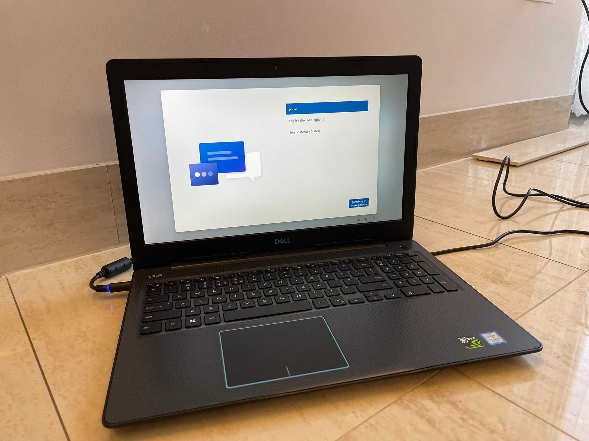 Laptop Dell G3 3579 i5/16GB/1TB SSD/GTX 1050Ti + Plecak + Zasilacz