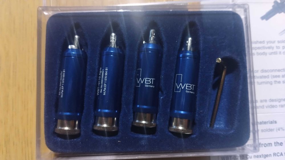 WBT 0110Ag wtyki nextgen rca - nowe do kabli max 9mm