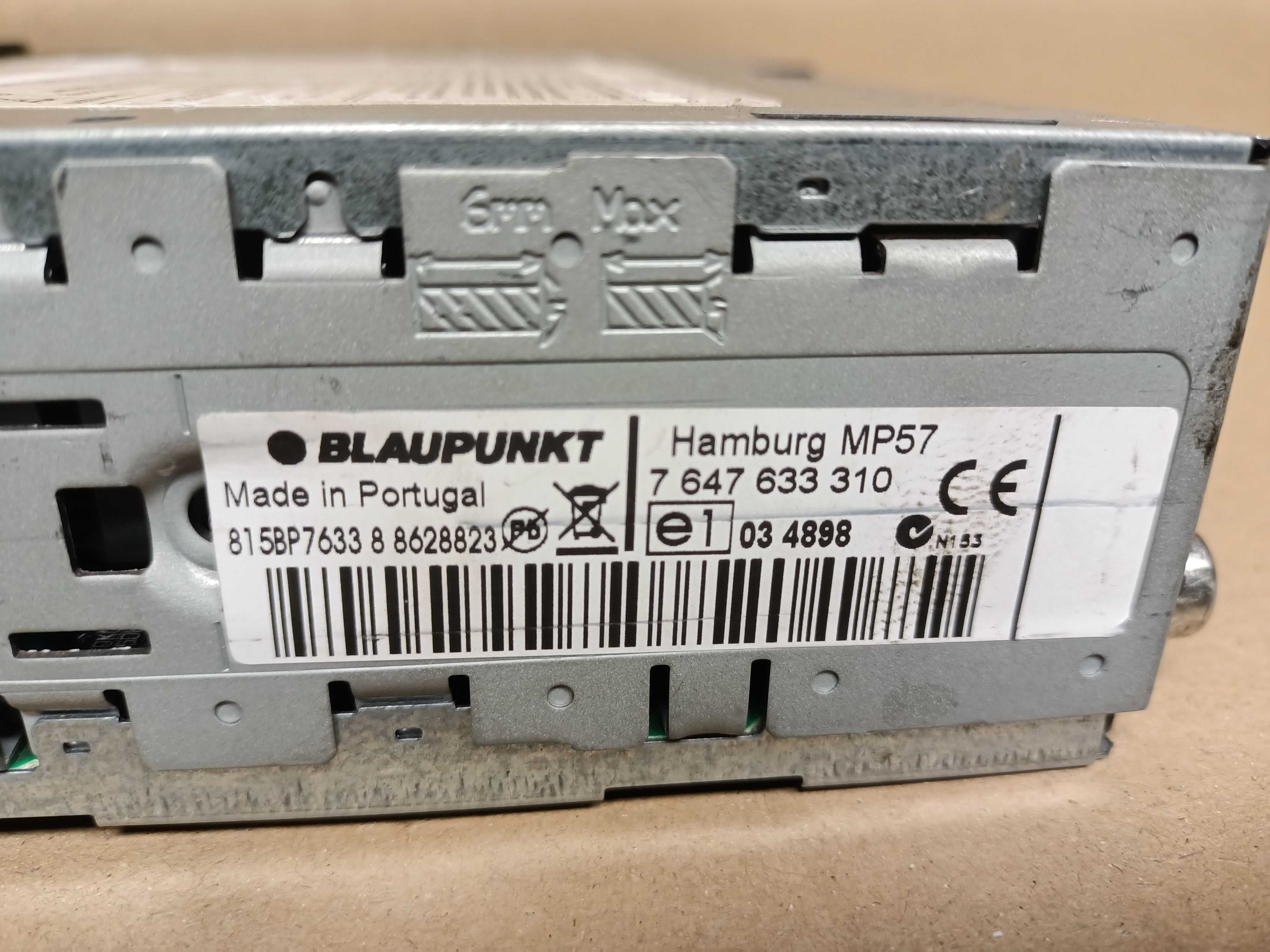 radio blaupunkt hamburg mp57 cd mpe aux usb bluetooth