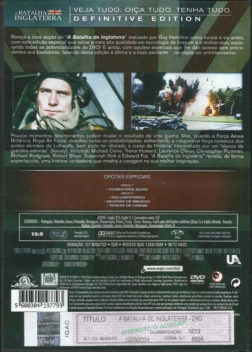 A Batalha de Inglaterra (definitive edition - 2 DVD) (1969)