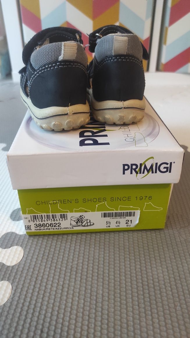 Sandały chłopięce Primigi rozmiar 21