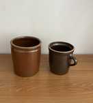 Garnki kamionkowe 1750ml i 1000ml