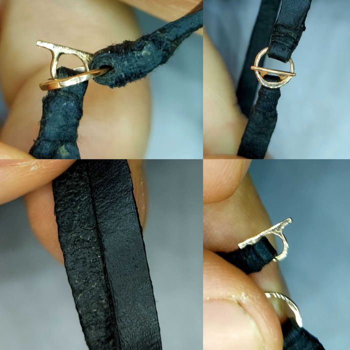 Кулон ожерелье подвеска топаз золото 585 кожа вощеная