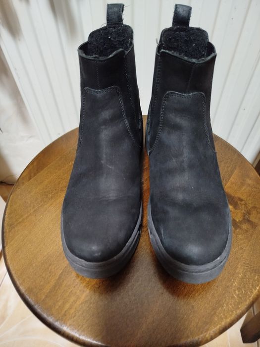 Чобітки жіночі шкіряні на осінь, р.37