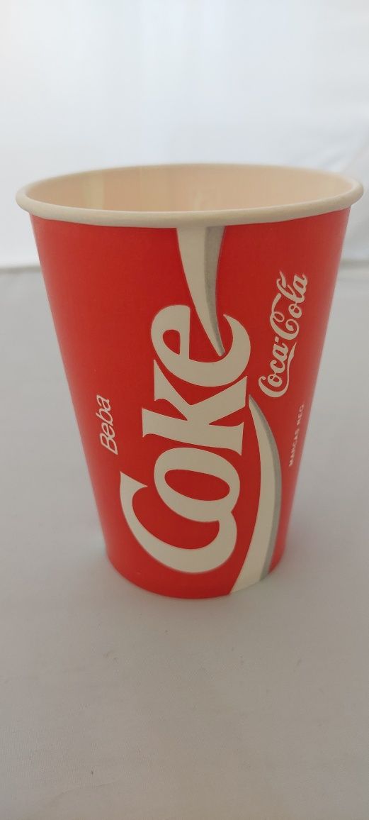 Coca cola 18 copos plástico vintage 33 cl