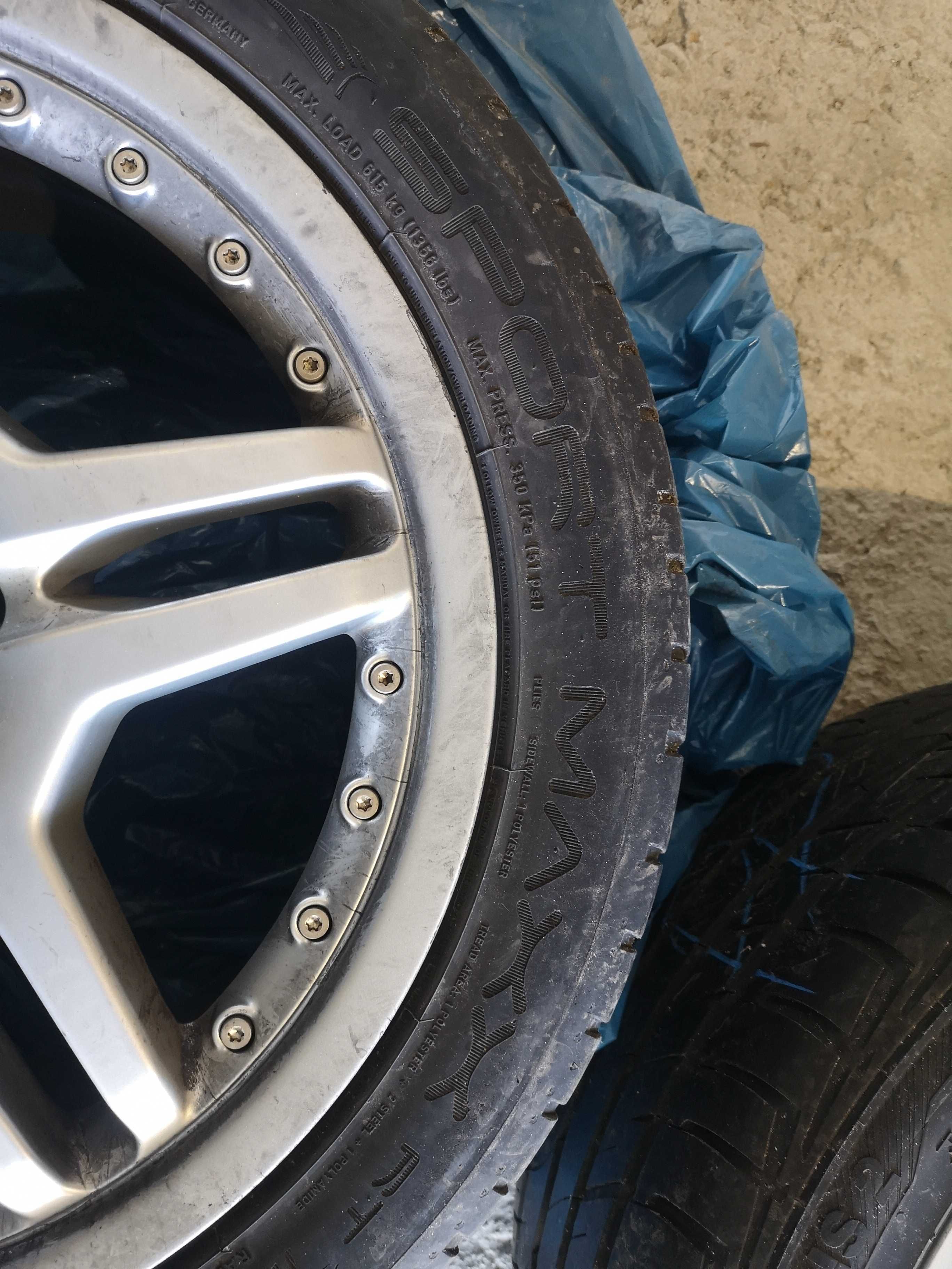 Felgi aluminiowe Mercedes 17" 7,5 8,5 Proste nienaprawiane BDB