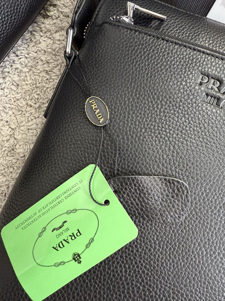 Барсетка барсетка prada прада чоловіча сумка