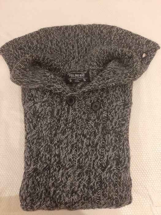 Camisola malha cinza Pull&Bear