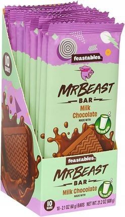 Czekolada Mleczna Feastables Milk Chocolate 60g