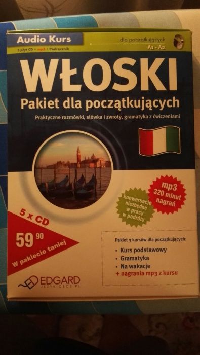 Włoski dla początkujących kurs na CD