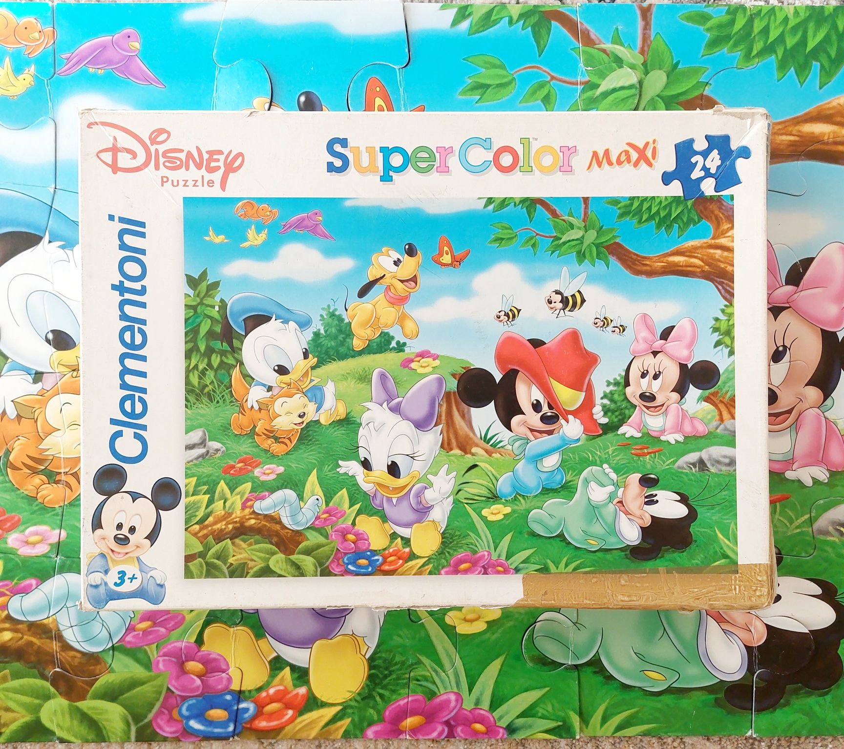 Clementoni extra Puzzle super color Maxi 24 elementy wiek 3+