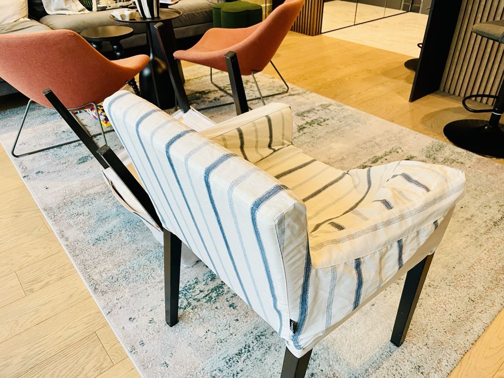 2 Pokrowce na krzesła Nils IKEA Pokrowiec z Dekoria NOWE za 50% ceny